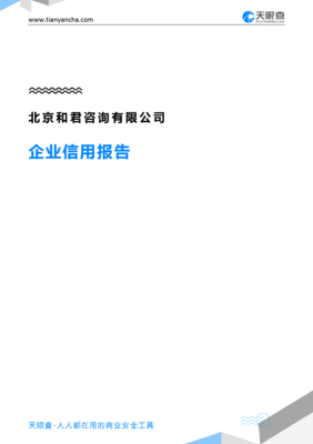 北京和君咨询(企业信用报告)- 天眼查